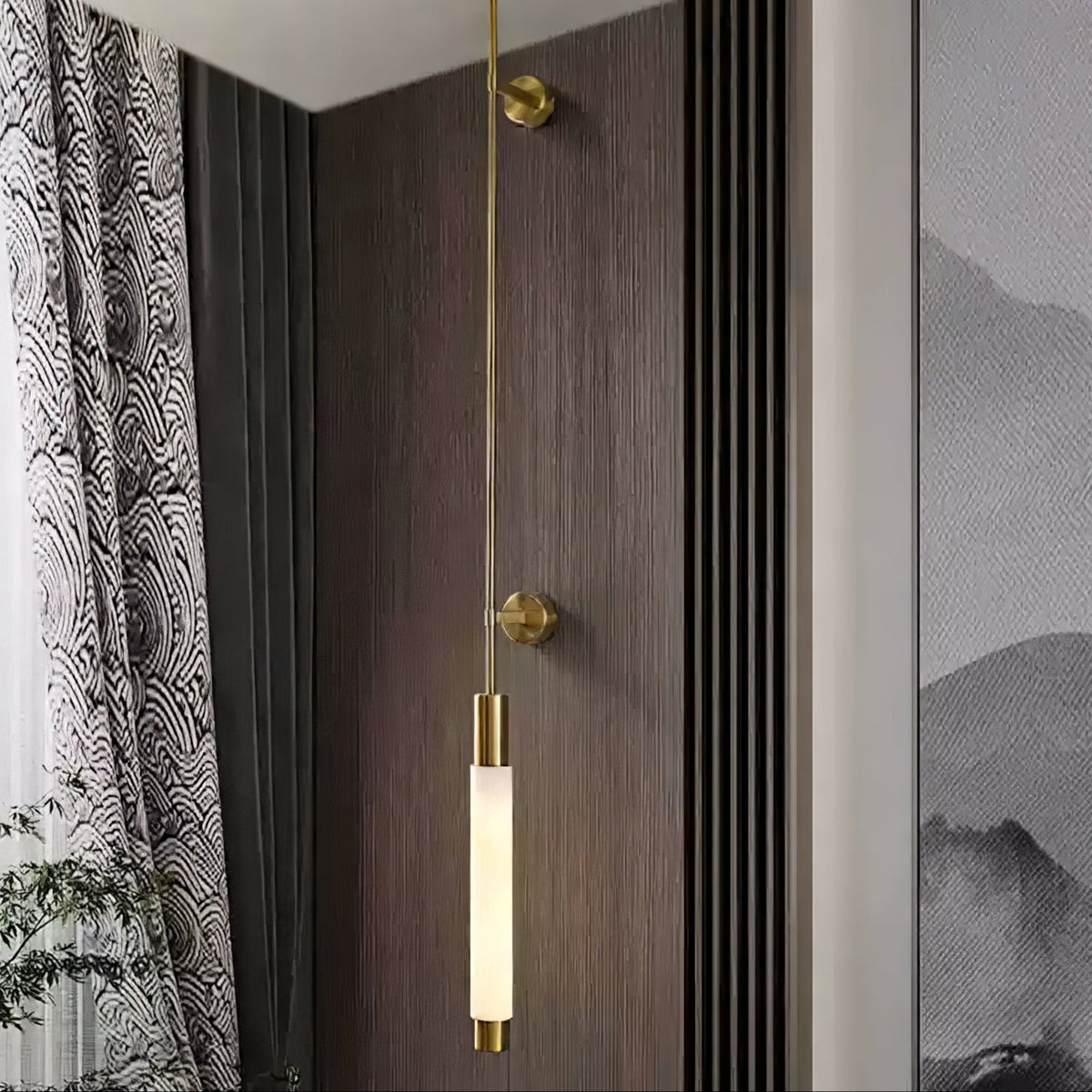 Rico Minimalistische Wandleuchte aus Alabaster