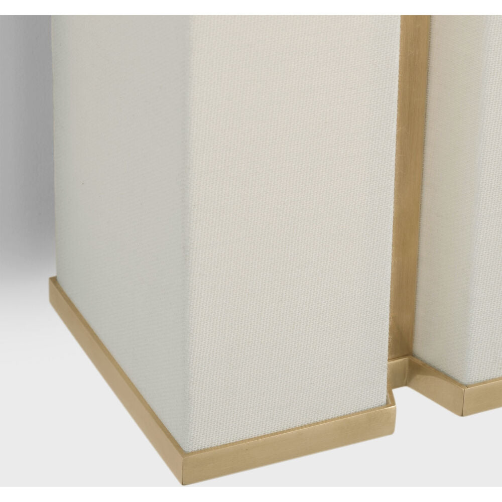 Columnar Wandleuchte aus Stoff