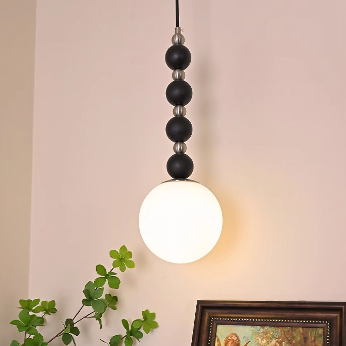 Golie Minimalistische Pendelleuchte aus Holz