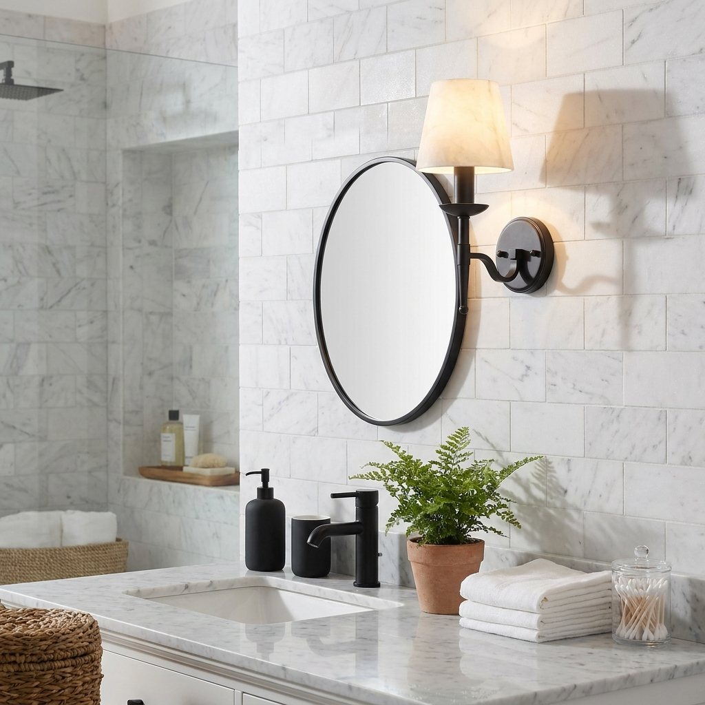 Iverstone Alabaster-Wandleuchte