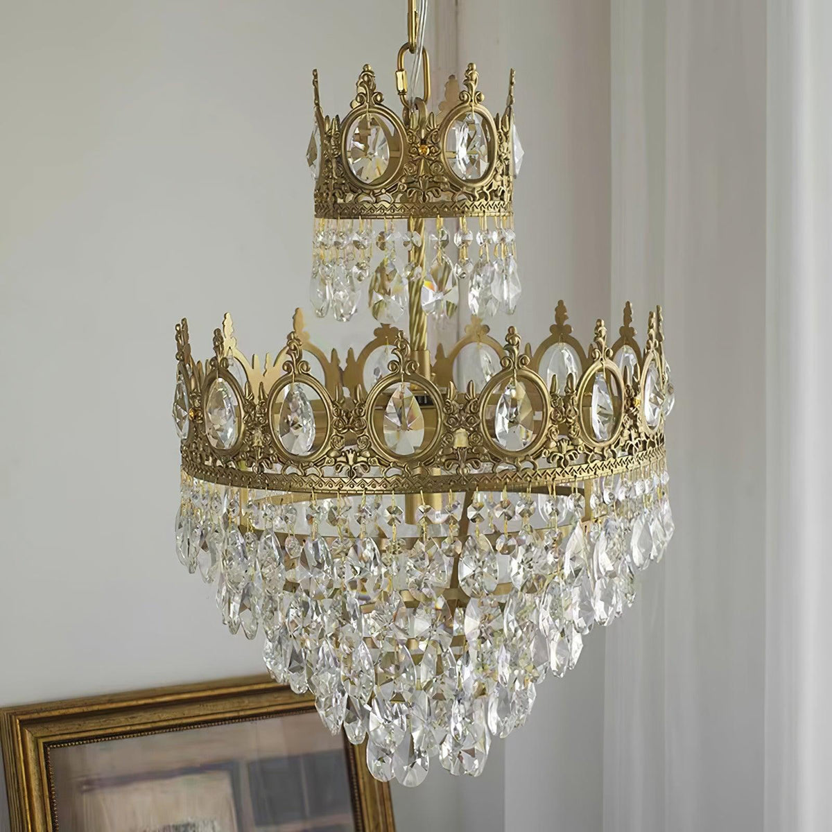 Luxeian Vintage Kristall-Kronleuchter