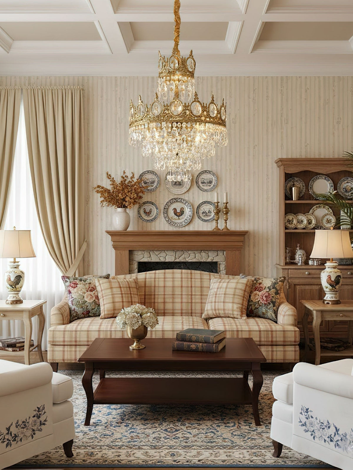 Luxeian Vintage Kristall-Kronleuchter