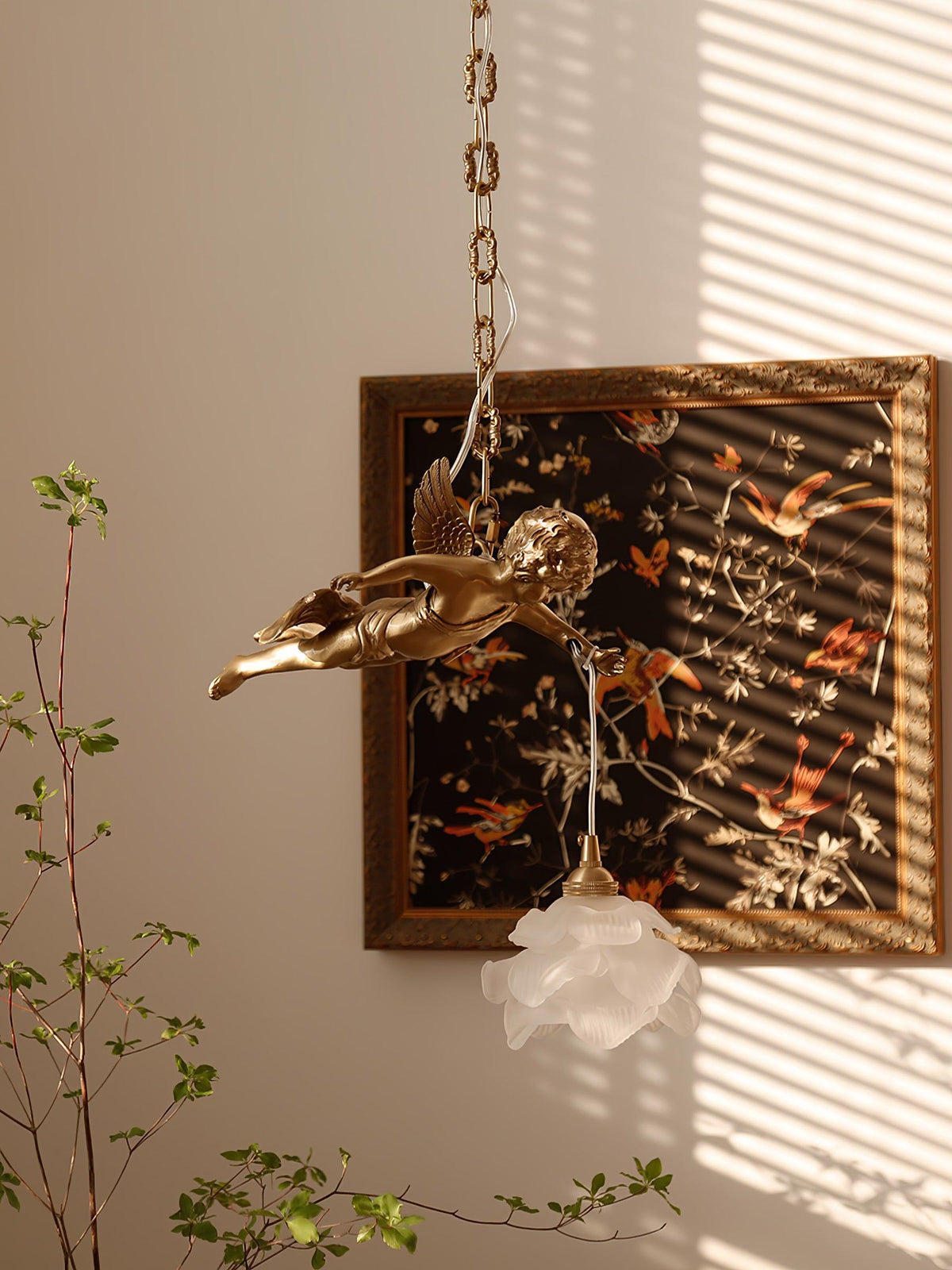 Solene Messing-Luxus-Pendelleuchte