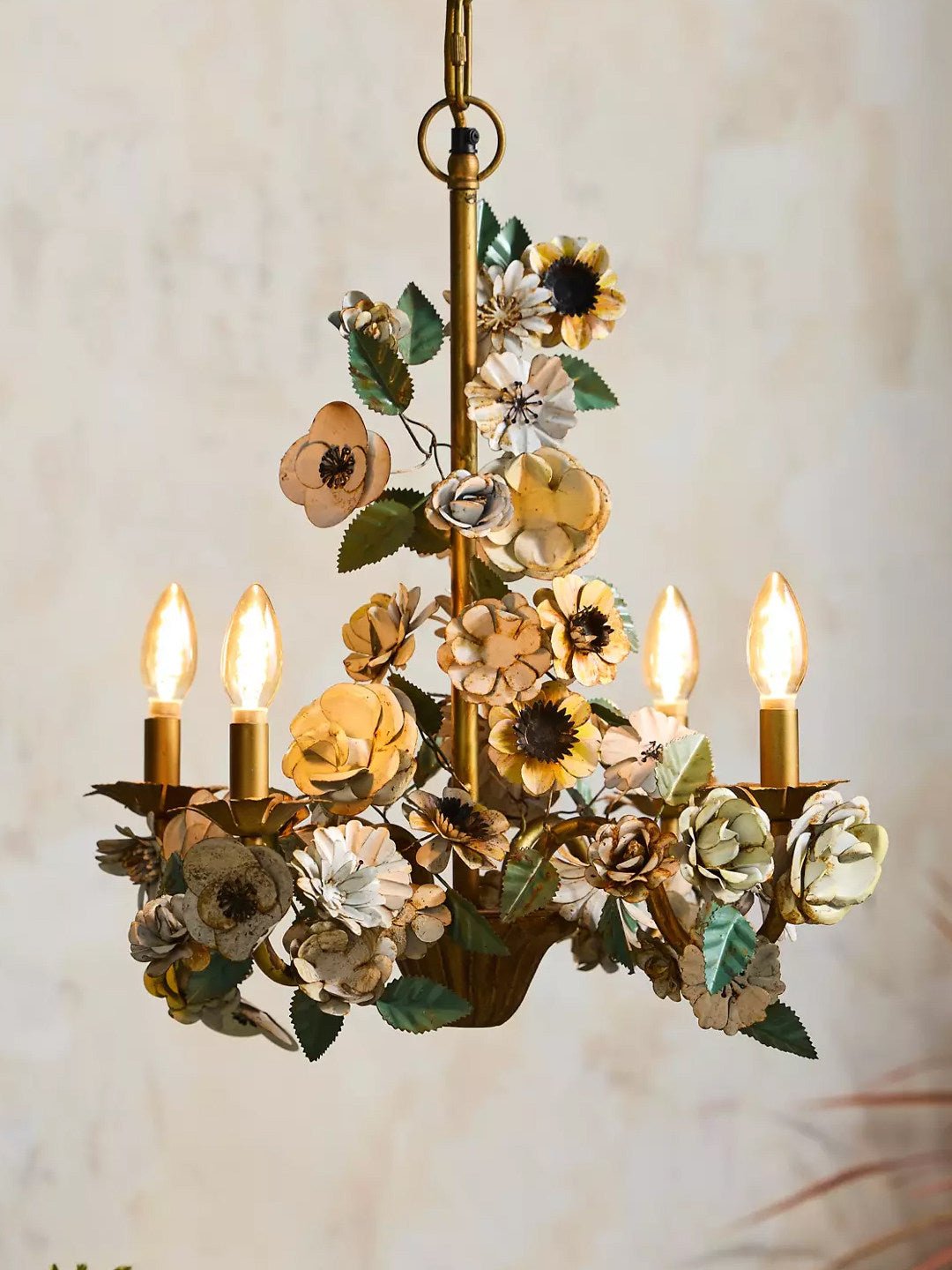 Vintage Floral Kronleuchter