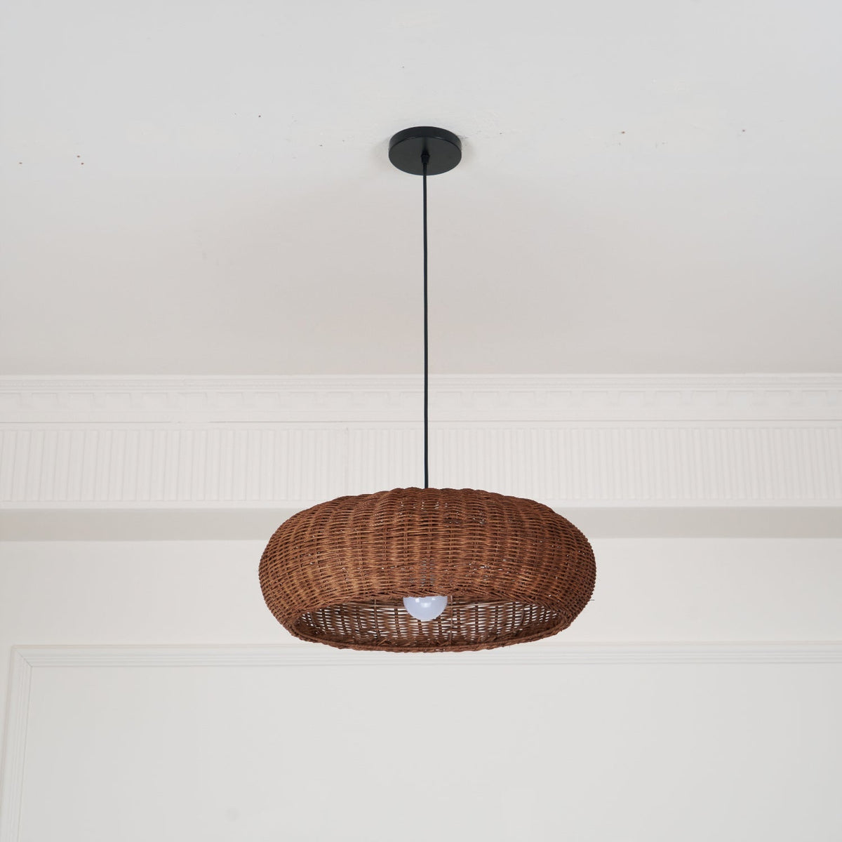 Socan Vintage Rattan Pendelleuchte