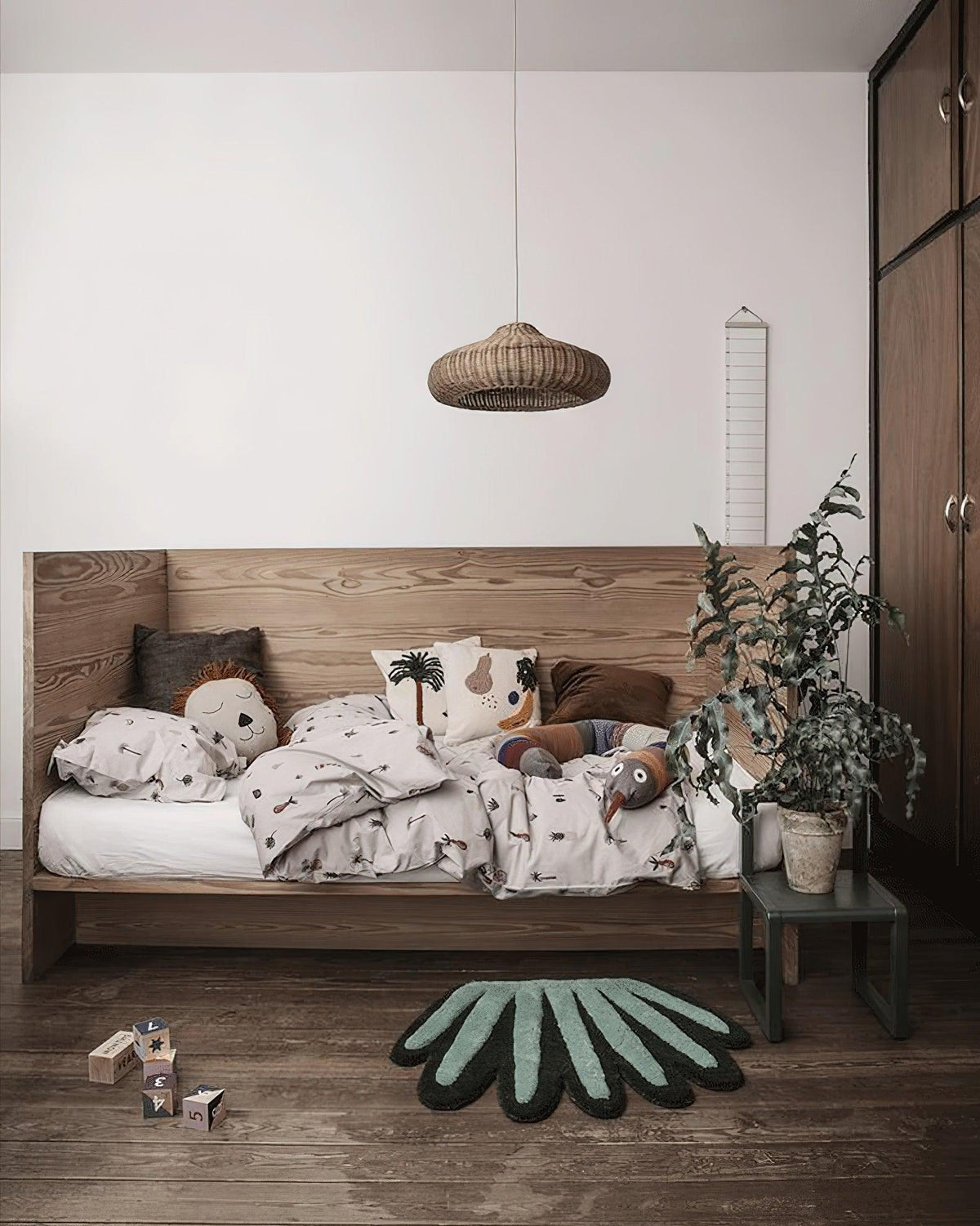 Socan Vintage Rattan Pendelleuchte