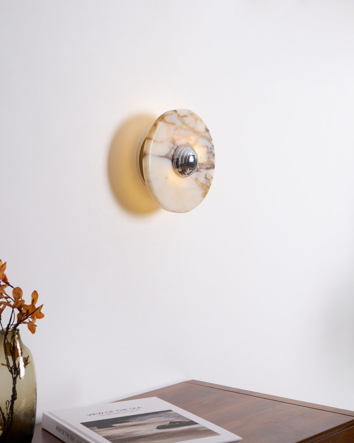 Wandleuchte Marmor Disc LED Modernes Lichtarmatur Mehrere Farben