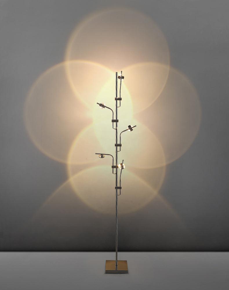 Receiv Stehleuchte Edelstahl minimalistisch klassisch für Wohnzimmer | Cielum