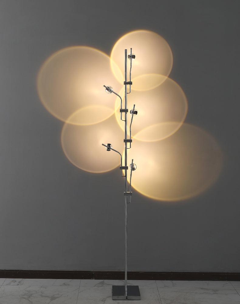 Receiv Stehleuchte Edelstahl minimalistisch klassisch für Wohnzimmer | Cielum