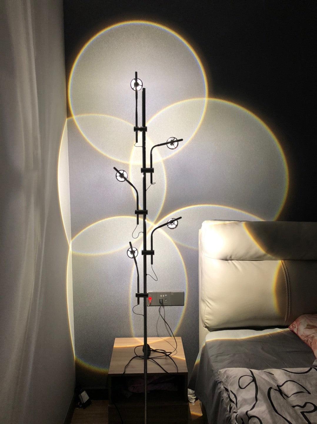 Receiv Stehleuchte Edelstahl minimalistisch klassisch für Wohnzimmer | Cielum