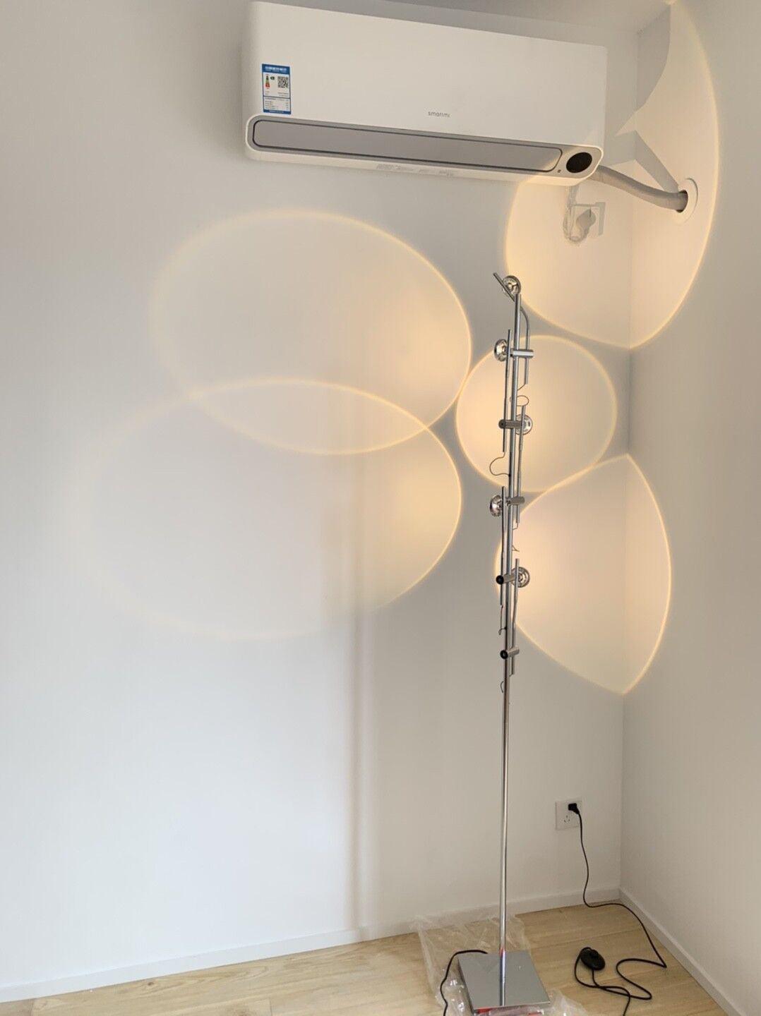 Receiv Stehleuchte Edelstahl minimalistisch klassisch für Wohnzimmer | Cielum