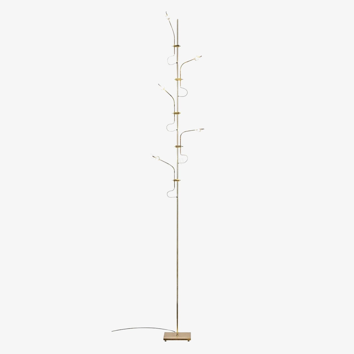 Receiv Stehleuchte Edelstahl minimalistisch klassisch für Wohnzimmer | Cielum