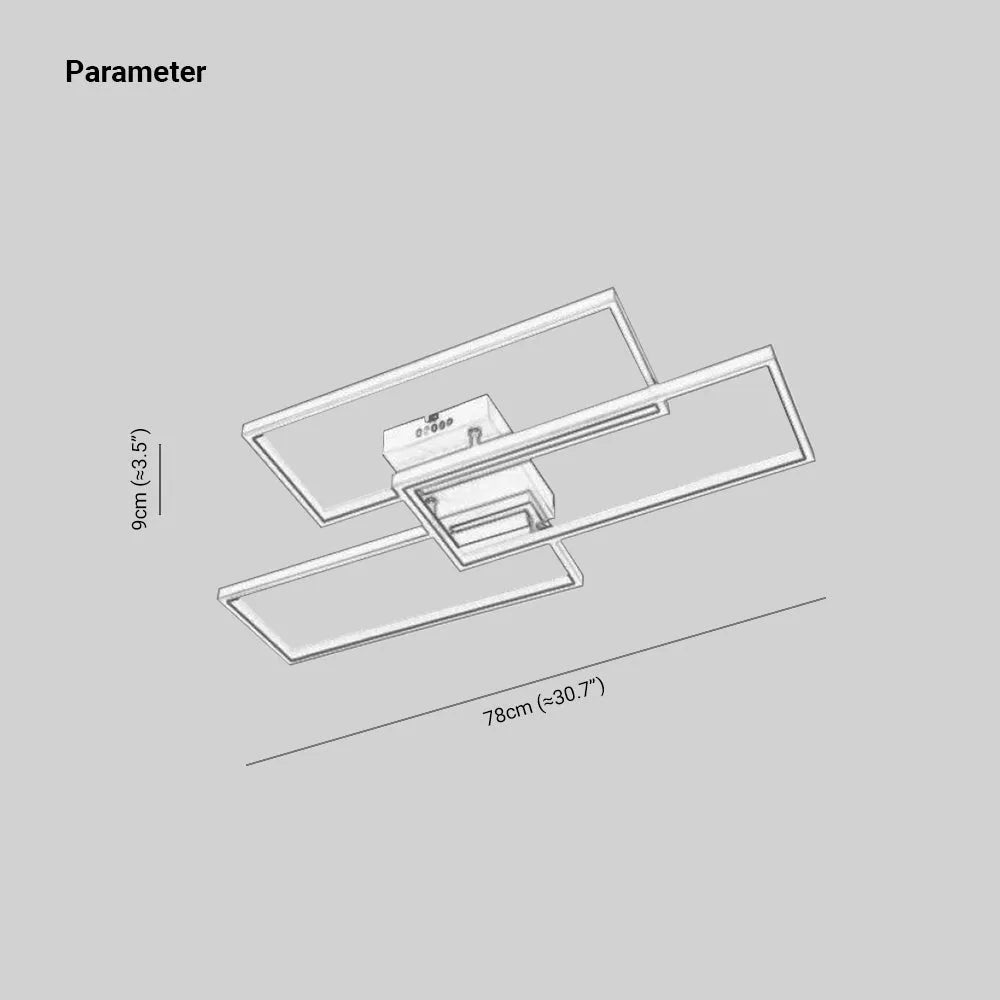 Arisha Quadrat Deckenleuchte Minimalistische Wohnzimmer Esszimmer