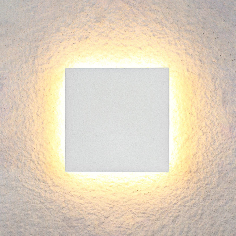 Ray Außenwandleuchte Garten Modern LED Weiß/Schwarz Metall