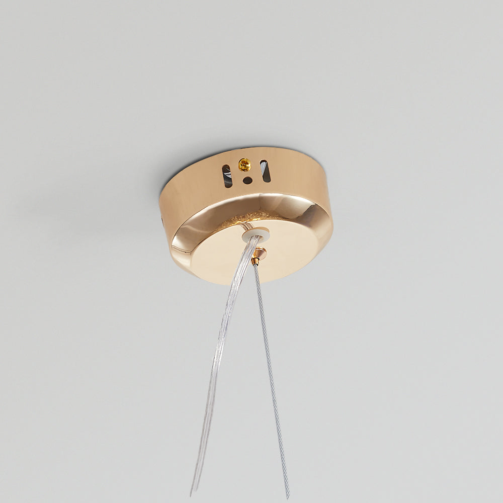 Kristy Pendelleuchte Hängelampe Gold Ess/Wohnzimmer Modern Design LED