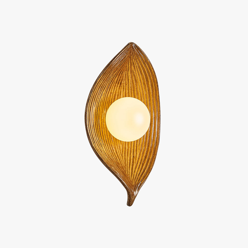 Aria Modern LED Wandleuchte Schwarz/Weiß/Holz Acryl Wohnzimmer
