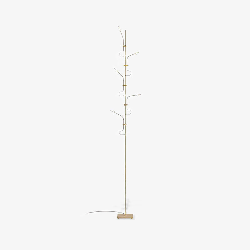 Receiv Stehleuchte Edelstahl minimalistisch klassisch für Wohnzimmer | Cielum