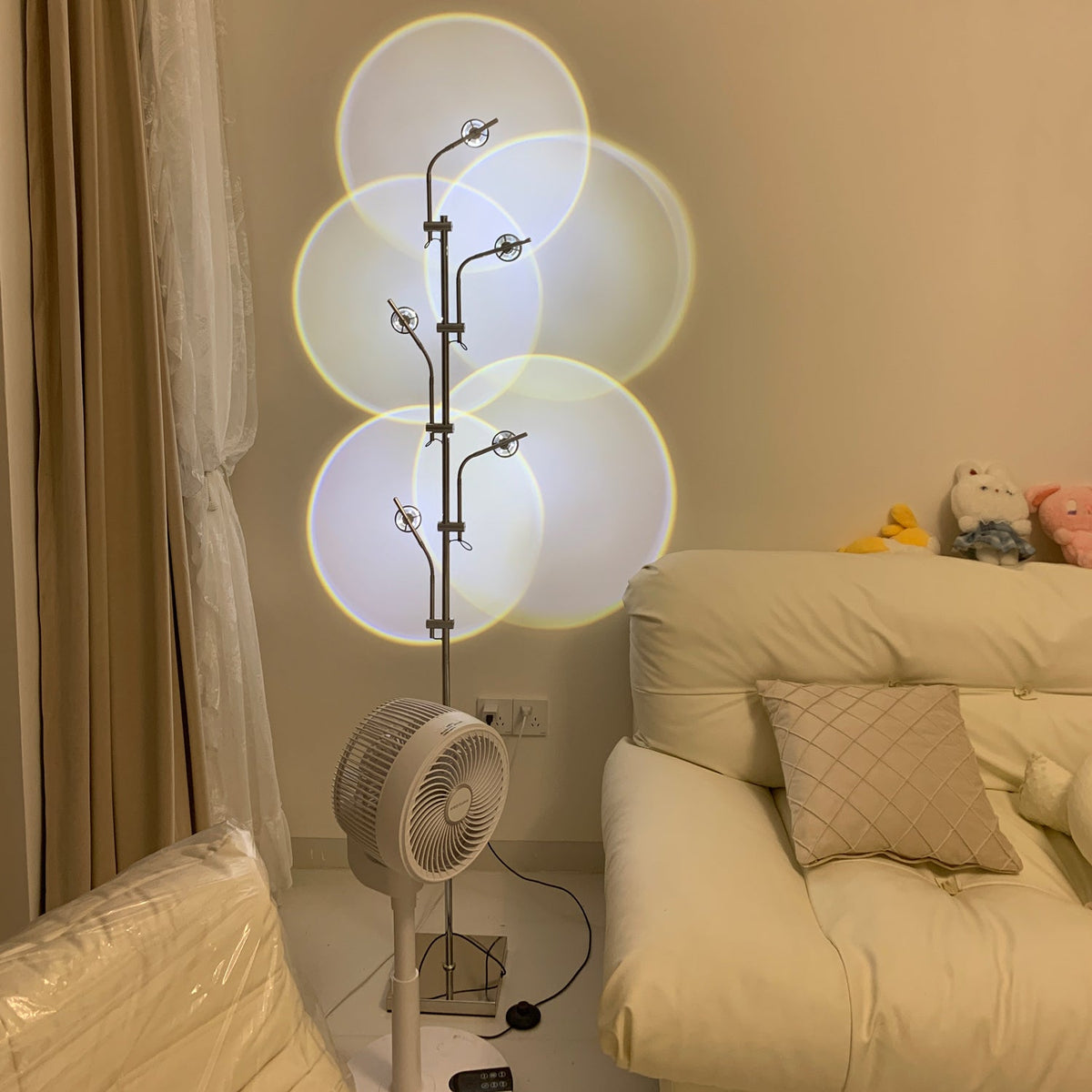 Receiv Stehleuchte Edelstahl minimalistisch klassisch für Wohnzimmer | Cielum