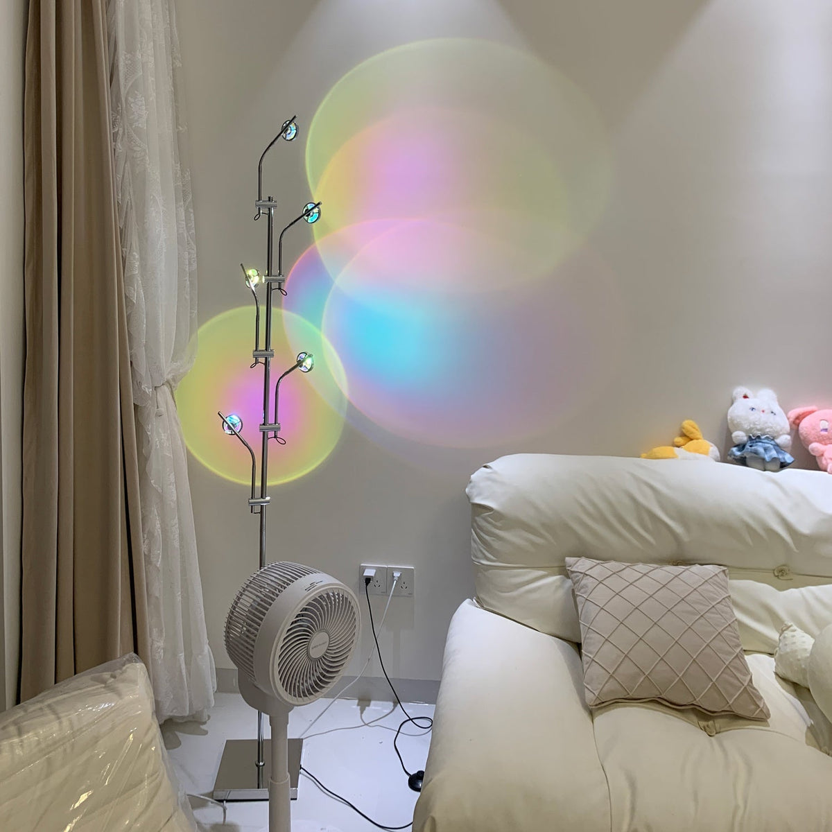 Receiv Stehleuchte Edelstahl minimalistisch klassisch für Wohnzimmer | Cielum