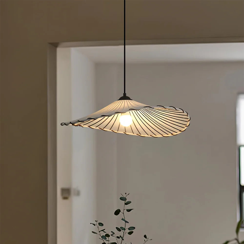Avi Wabi-Sabi Retro LED Pendelleuchte Stoff/Metall Esszimmer