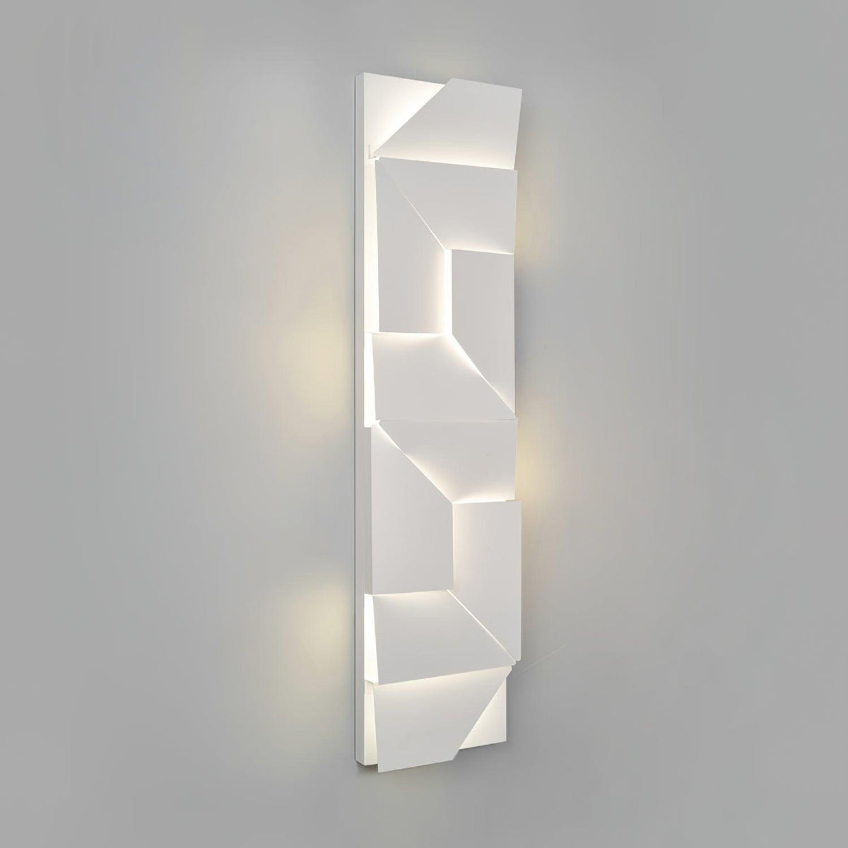 Wandleuchte 3D Geometric Panels Layered Light Art mit Fernbedienung Dimmung modern