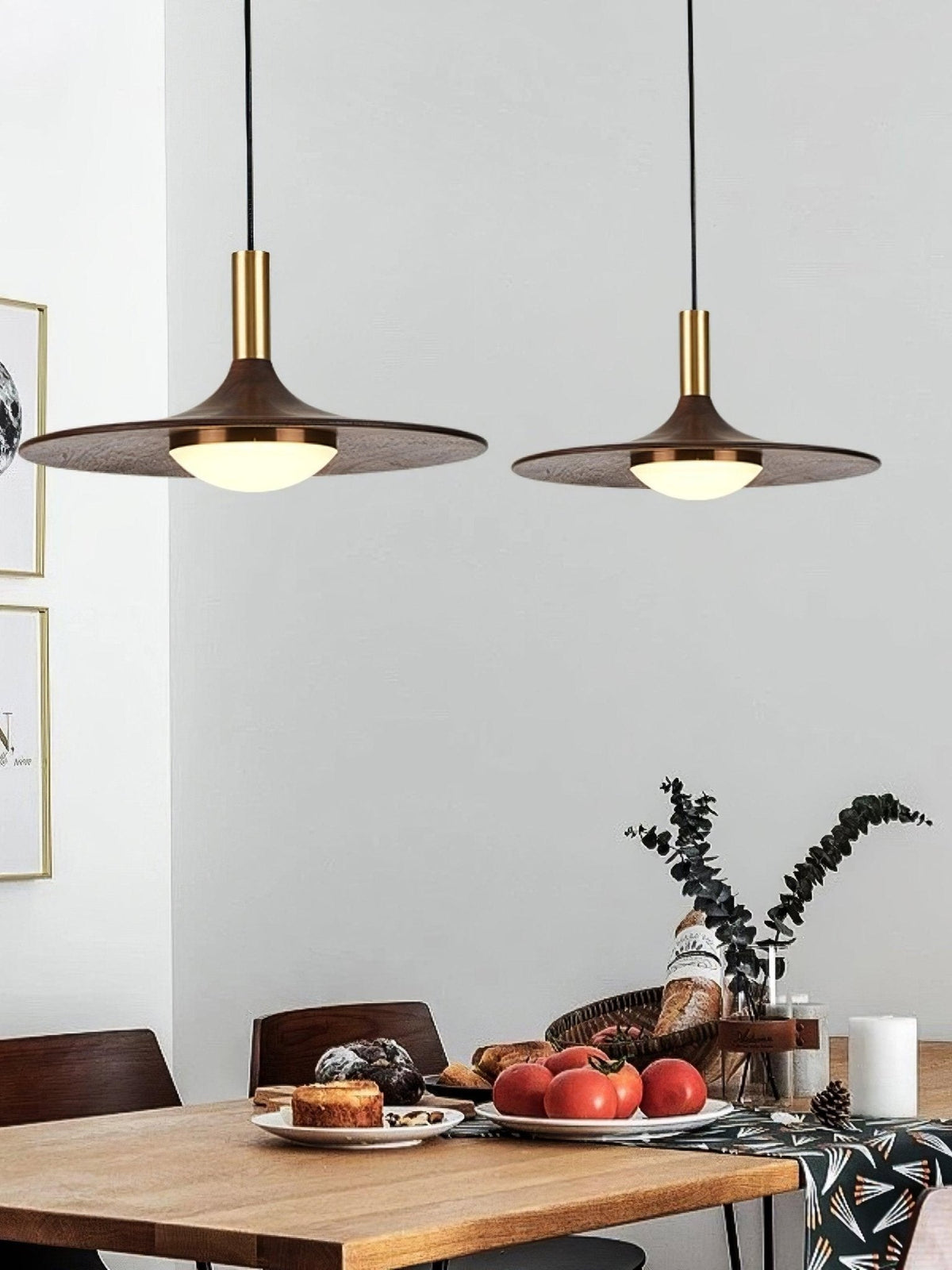 Blythe moderne Pendelleuchte aus Holz