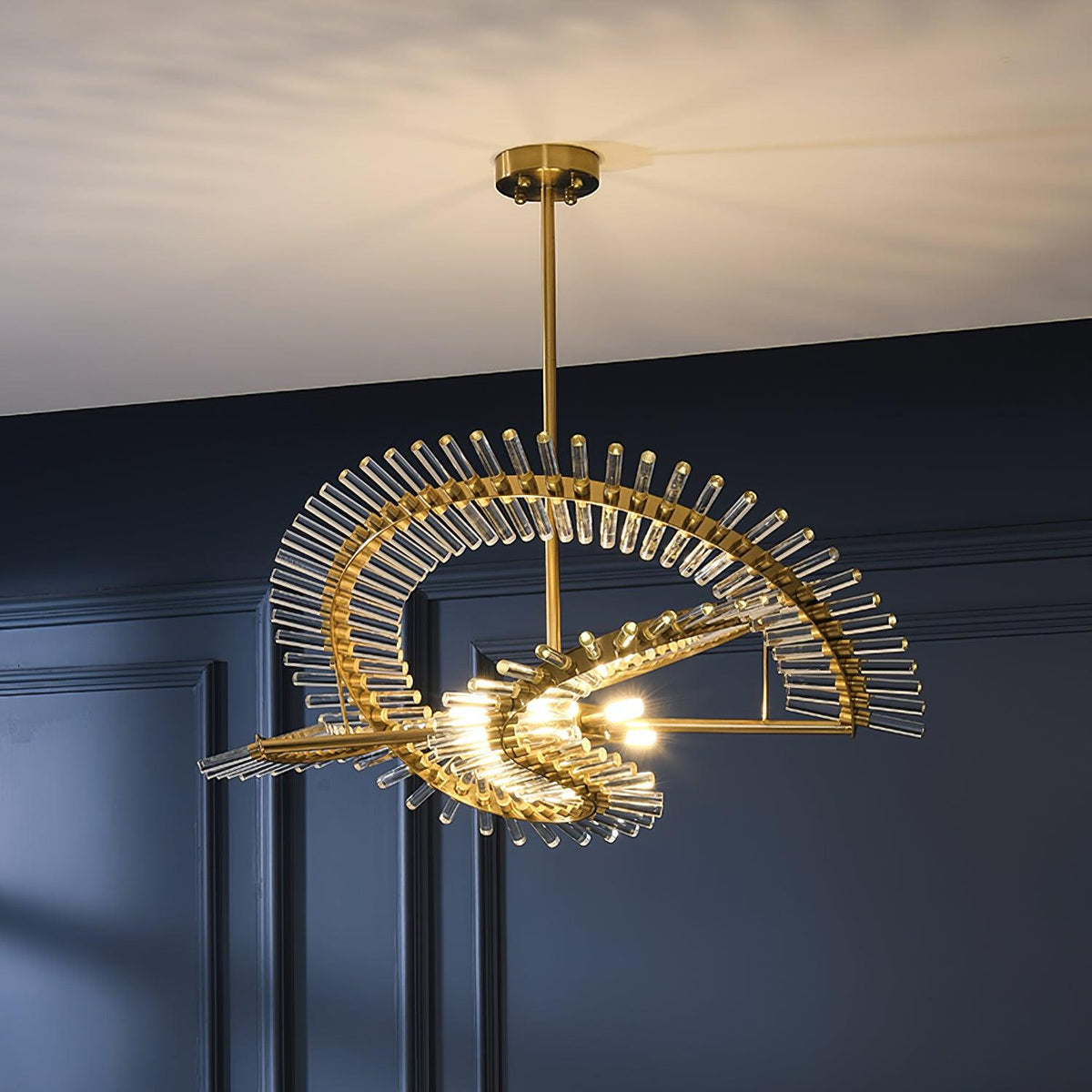 Velaine Kronleuchter aus Glas