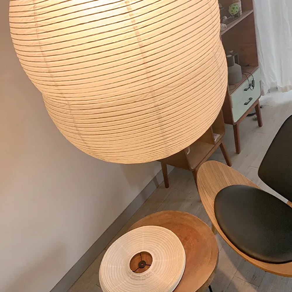 Nivelelle Minimalistische Pendelleuchte aus Reispapier