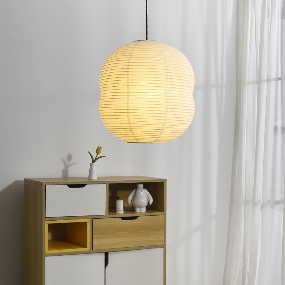 Nivelelle Minimalistische Pendelleuchte aus Reispapier