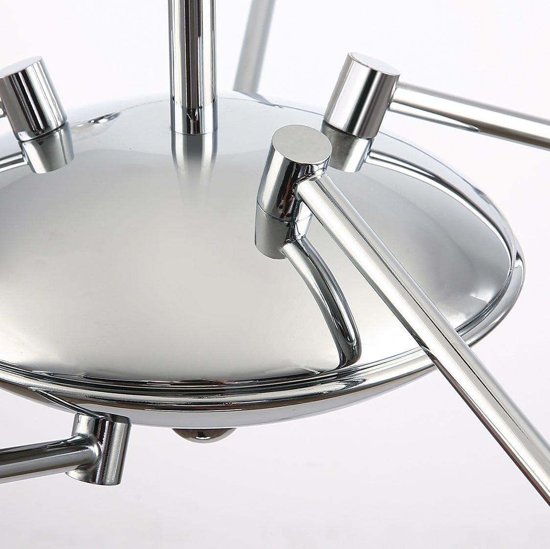 Lioreaine Kronleuchter Chrom Glas