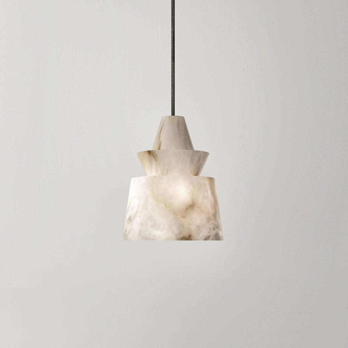 Curineth Minimalistische Pendelleuchte aus Alabaster