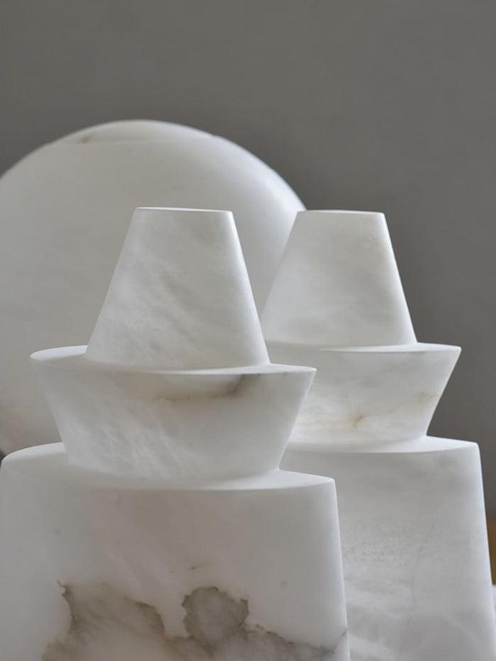 Curineth Minimalistische Pendelleuchte aus Alabaster