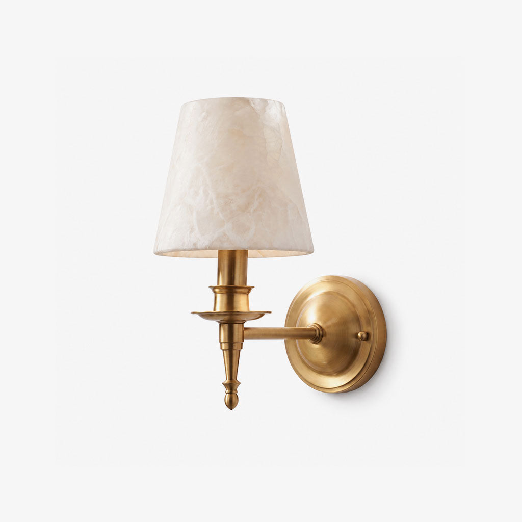 Ashmere Alabaster Wandleuchte