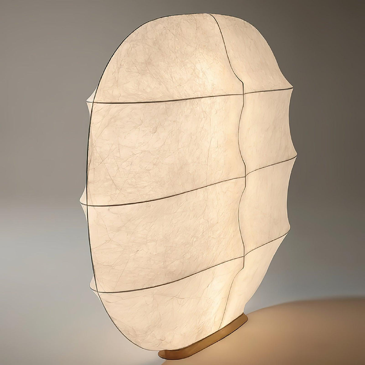 Lylaeos Organic Form Imitation Seide Wandleuchte