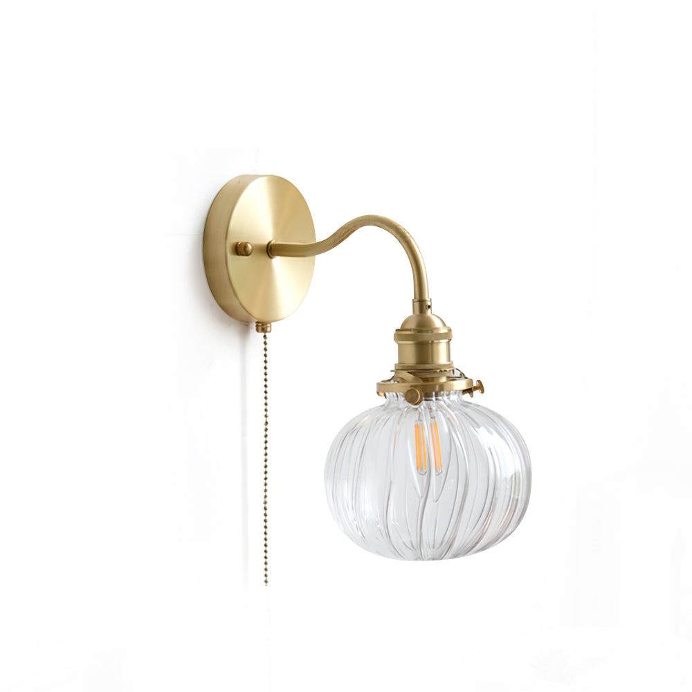 June Vintage Wandleuchte Glas