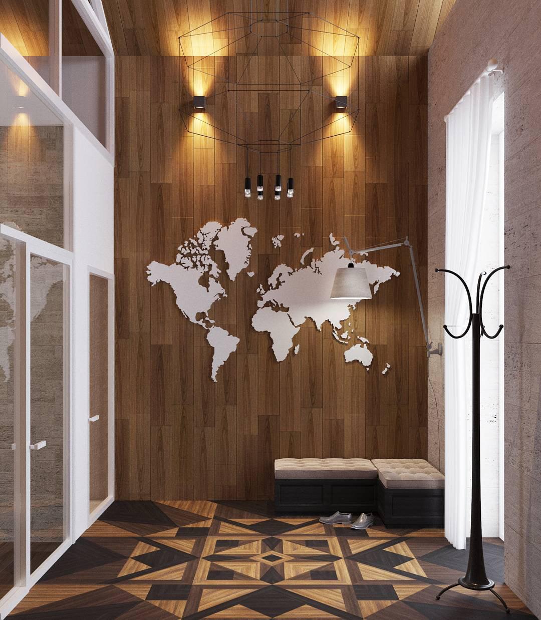 Elaalora Pendelleuchte Geometrisches Drahtdesign Schwarz LED