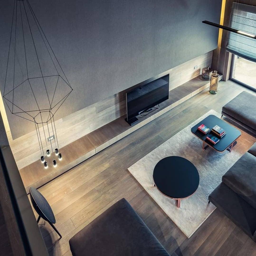 Elaalora Pendelleuchte Geometrisches Drahtdesign Schwarz LED