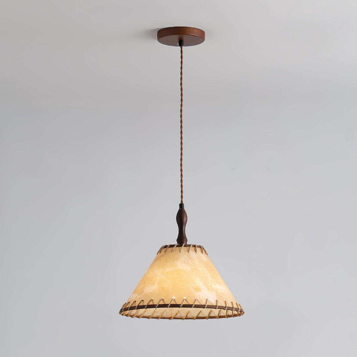 Linoena moderne Pendelleuchte aus Stoff