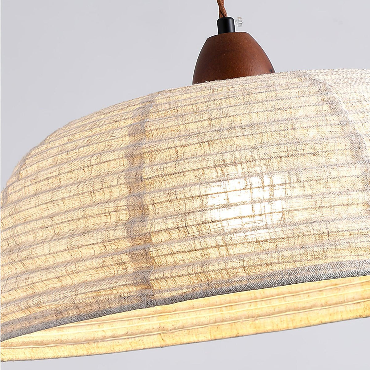 Linoena moderne Pendelleuchte aus Stoff