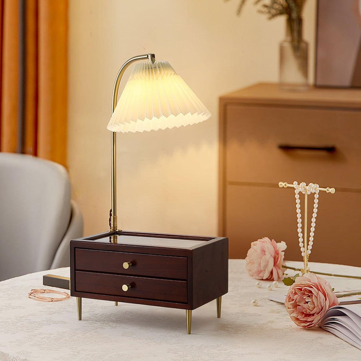 Fold Classic Stoff-Tischlampe