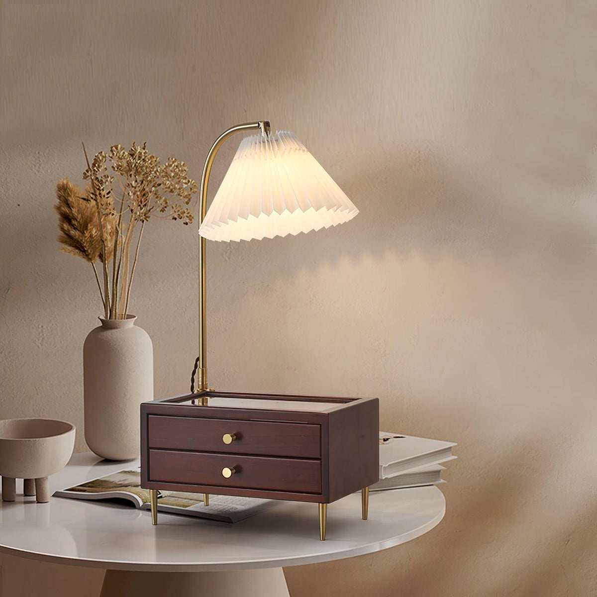 Fold Classic Stoff-Tischlampe