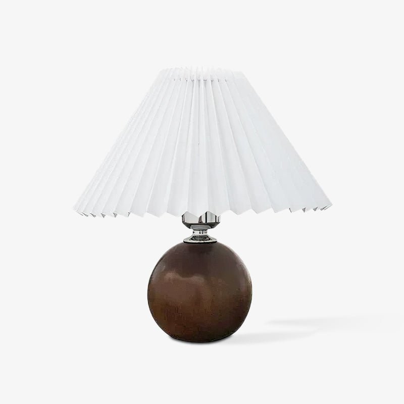 Zesilon Tischleuchte Holzkugeltischleuchte
