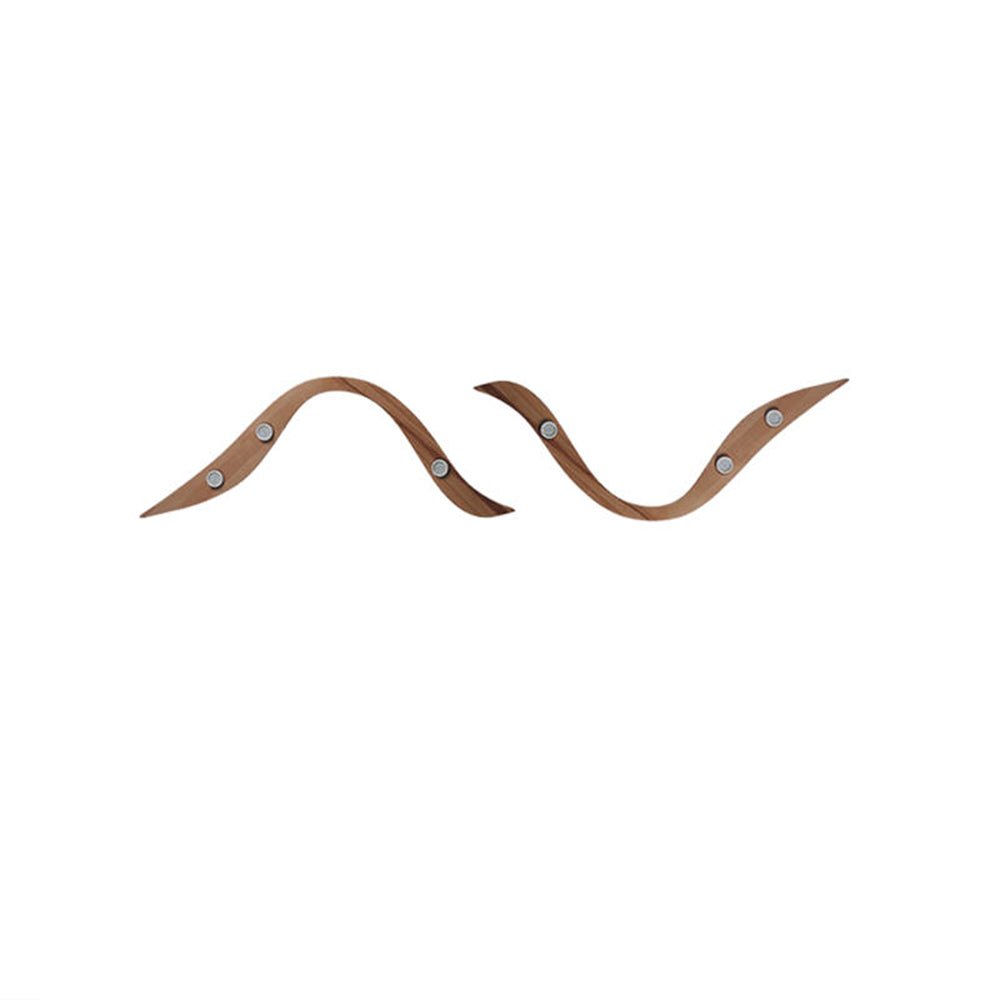 Queral Flow Minimalistische Pendelleuchte aus Holz