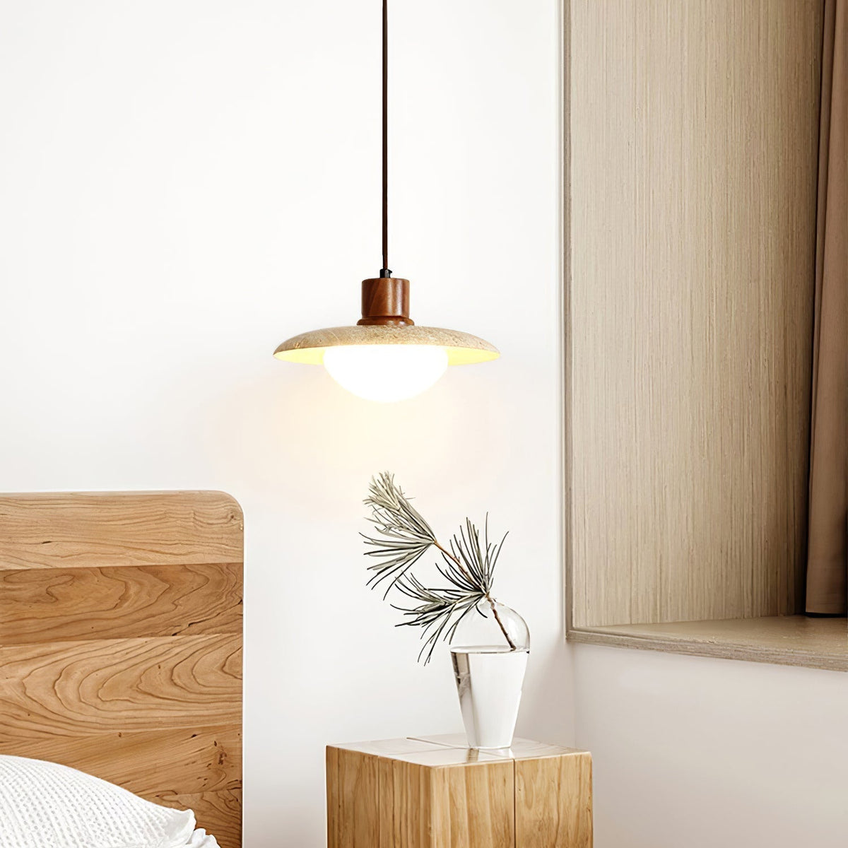 Seroaya Travertine Pendelleuchte Sechs Stil