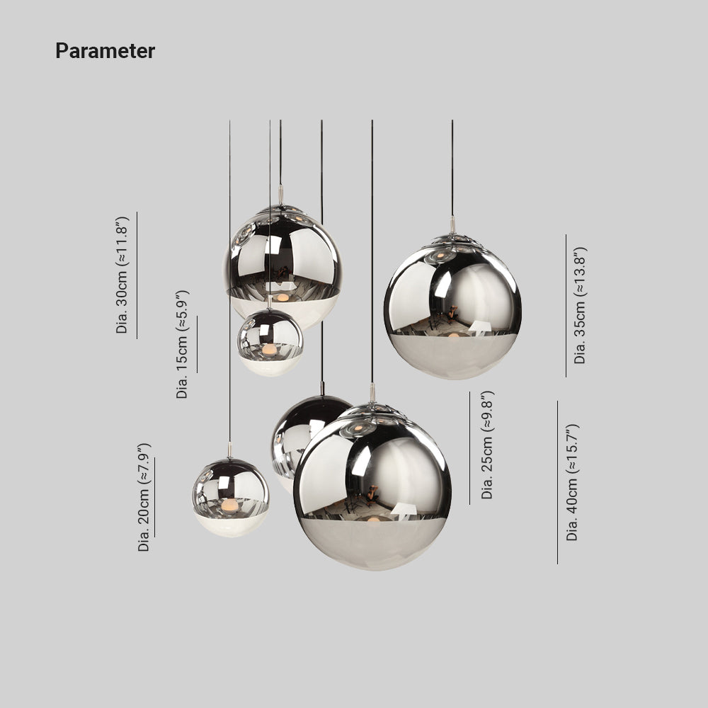Valentina Industriell Kreativ Metall Glas Pendelleuchte Wohnzimmer