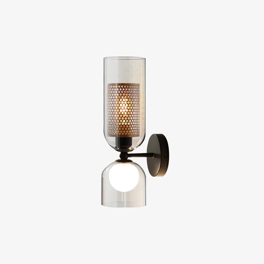 Alvynan Premium skandinavische Kunstglas-Wandleuchte