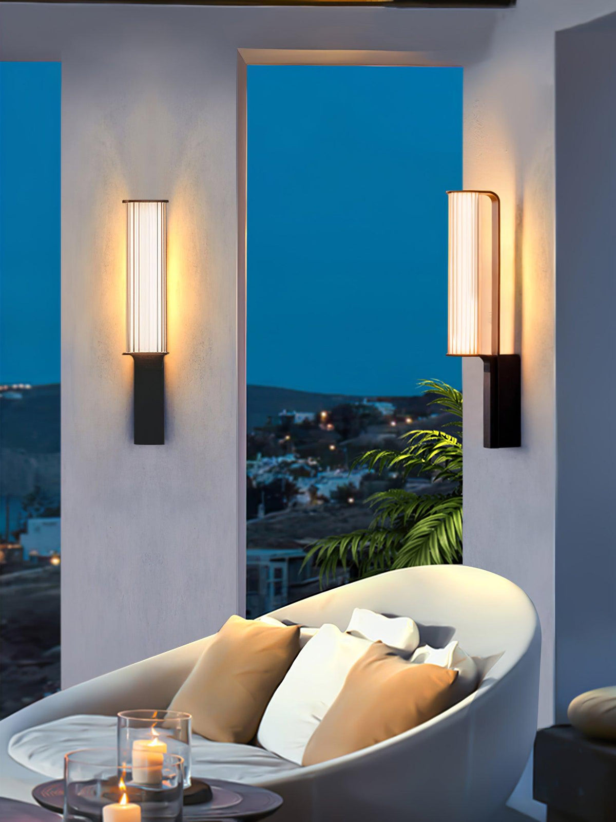 Utalionis Unique Arc LED Wandleuchte Außenbeleuchtung