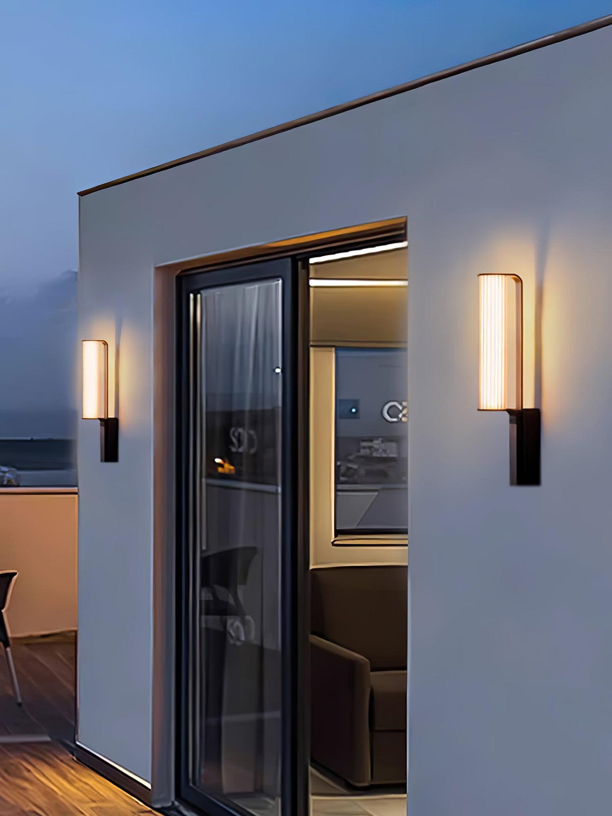 Utalionis Unique Arc LED Wandleuchte Außenbeleuchtung