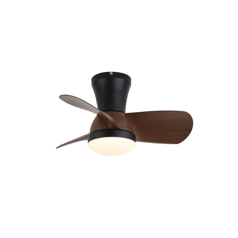 Luvora minimalistisch Deckenventilator mit Beleuchtung Holzblätter
