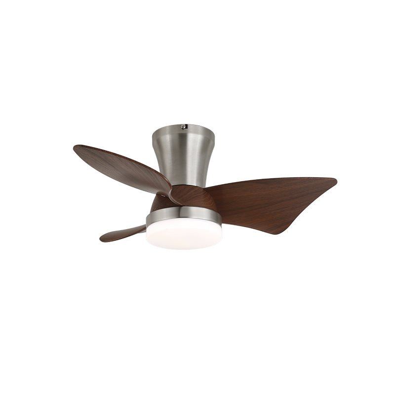 Luvora minimalistisch Deckenventilator mit Beleuchtung Holzblätter